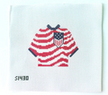 Striped Soccer Pullover