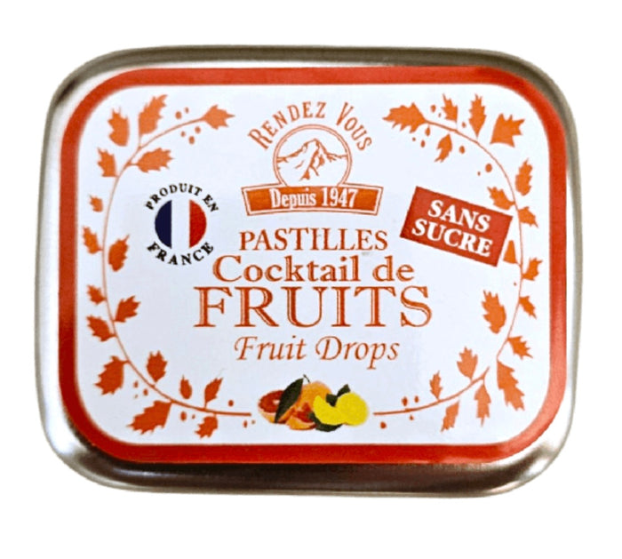 Sugar Free Fruit Drops by Rendez-Vous, 10g