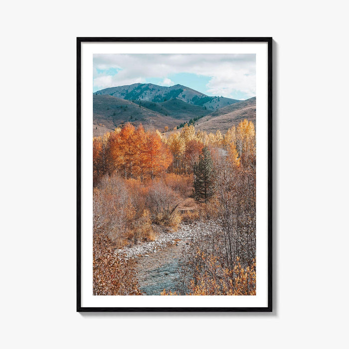 Sun Valley Fall Colors Fine Art Photo Print, Idaho Wall Poster, Ketchum USA