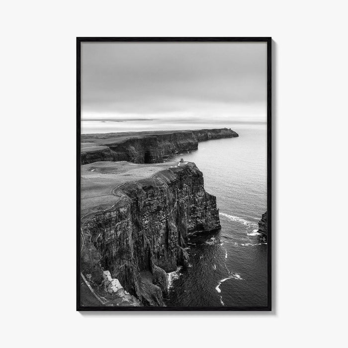 Cliffs of Moher Black and White Fine Art Photo Print, Ireland, Wild Atlantic Way