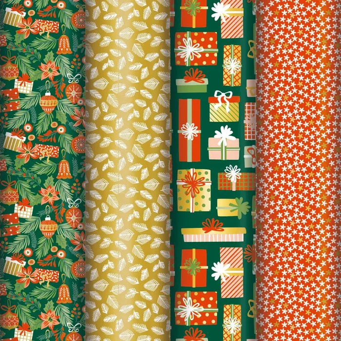 Sweet Christmas themed gift wrapping range by Clairefontaine