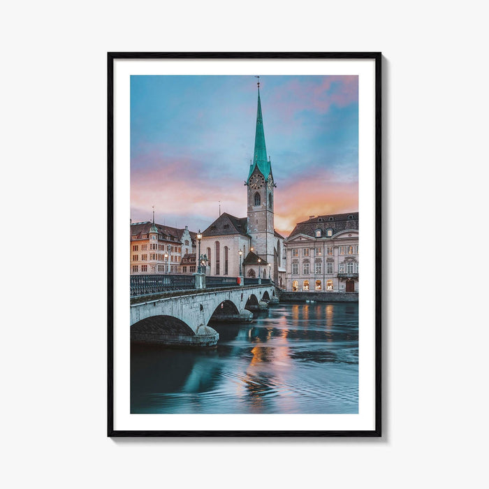Zurich Fine Art Photo Print, Switzerland Wall Poster, Zürich City