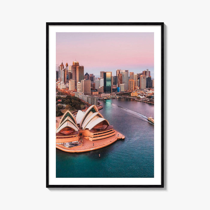 Sydney Skyline Fine Art Photo Print, Opera House, Harbour Bridge, Australia, Poster