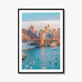 Sydney Skyline Fine Art Photo Print, New South Wales, Australia, Photo Poster
