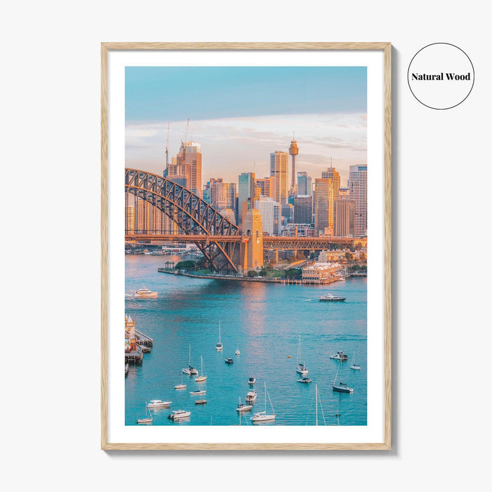 Sydney Skyline Fine Art Photo Print, New South Wales, Australia, Photo Poster