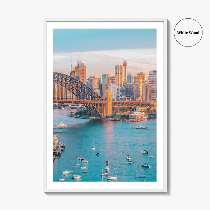 Sydney Skyline Fine Art Photo Print, New South Wales, Australia, Photo Poster