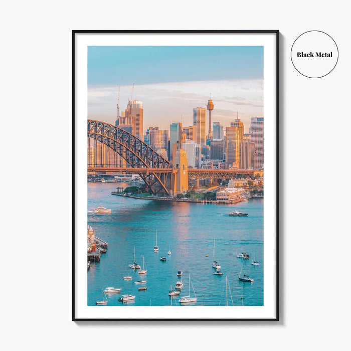 Sydney Skyline Fine Art Photo Print, New South Wales, Australia, Photo Poster