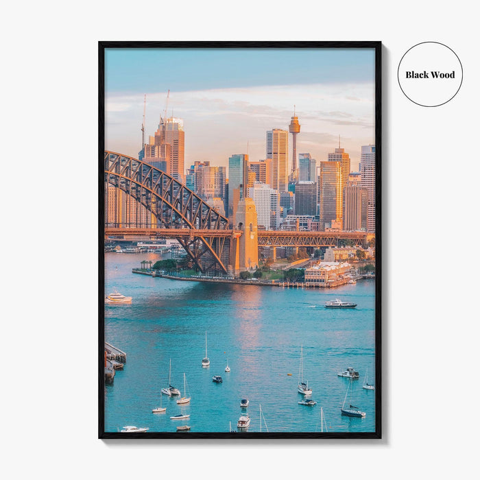 Sydney Skyline Fine Art Photo Print, New South Wales, Australia, Photo Poster
