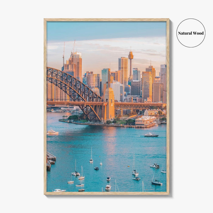 Sydney Skyline Fine Art Photo Print, New South Wales, Australia, Photo Poster