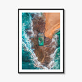 Sydney Northern Beaches Fine Art Photo Print, Aerial, New South Wales, Australia, Wall Poster