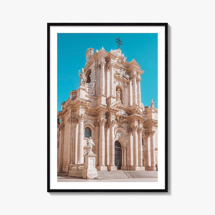Syracuse Italy Fine Art Photo Print, Ortigia Duomo Cathedral, Siracusa, Sicily, Wall Decor