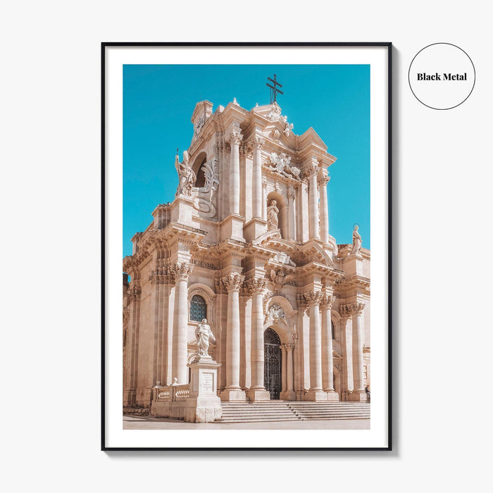 Syracuse Italy Fine Art Photo Print, Ortigia Duomo Cathedral, Siracusa, Sicily, Wall Decor