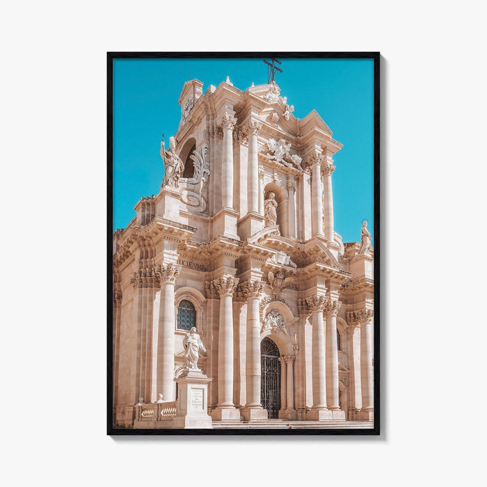 Syracuse Italy Fine Art Photo Print, Ortigia Duomo Cathedral, Siracusa, Sicily, Wall Decor