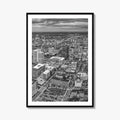 Syracuse Skyline Black and White Fine Art Photo Print, New York City Poster