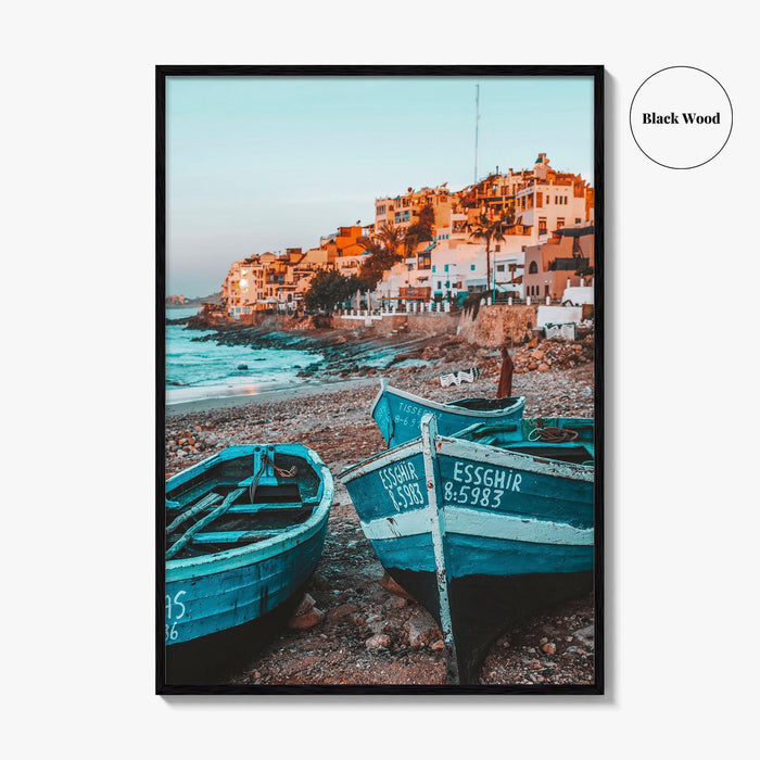 Taghazout Fine Art Photo Print, Morocco Coastal Village Wall Decor Poster, Agadir
