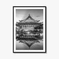 Taipei Black and White Fine Art Photo Print, Liberty Square Taiwan Poster