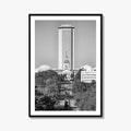 Tallahassee Black and White Fine Art Photo Print, Florida Capitol Buildings, Florida Poster