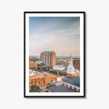 Tallahassee Skyline Fine Art Photo Print, Florida USA Downtown Wall Decor Poster