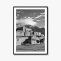Taos Pueblo Black and White Fine Art Photo Print, New Mexico, Wall Decor Poster