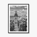 Tel Aviv Black and White Fine Art Photo Print, Jaffa Clock Tower Israel Poster