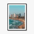 Tel Aviv Fine Art Photo Print, Israel Coastline Wall Decor Poster