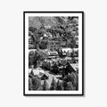 Telluride Black and White Fine Art Photo Print, Colorado Mountain Village Poster