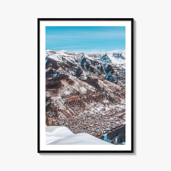 Telluride Fine Art Photo Print, San Juan Mountains Colorado, Winter Wall Decor Poster, USA