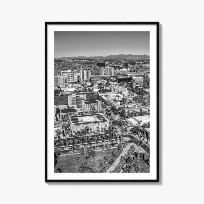 Tempe Black and White Fine Art Photo Print, ASU, Phoenix, Arizona Photo Poster