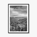 Great Smoky Mountains Black and White Fine Art Photo Print, Tennessee Poster