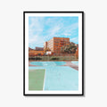 The Bronx Fine Art Photo Print, NYC Wall Decor Poster, School Playing Field, USA