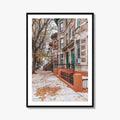 The Bronx Fine Art Photo Print, New York City NYC, Brownstone Houses Poster