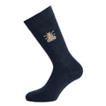 The Napoleon Bee navy sock by Maison Broussaud