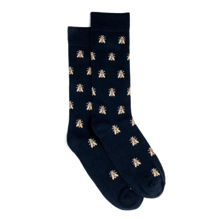 The Napoleon Golden Bees sock by Maison Broussaud