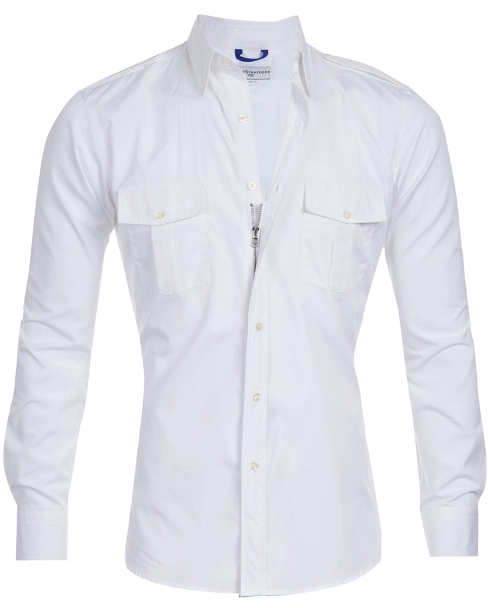 The Pilot Shirt - White