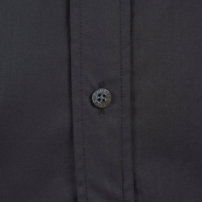 The Utility Shirt in Twill - Jet Black