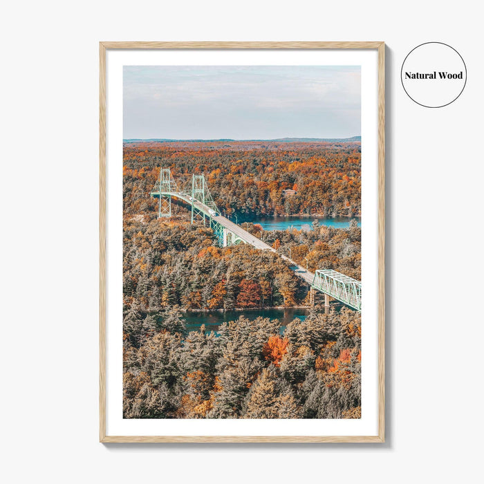 Thousand Islands Fine Art Photo Print, Ontario Canada, St Lawrence River Panorama