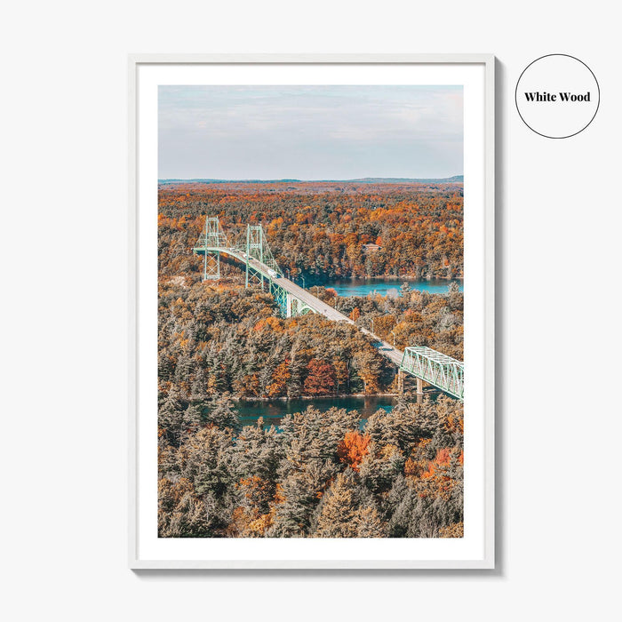 Thousand Islands Fine Art Photo Print, Ontario Canada, St Lawrence River Panorama