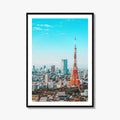 Tokyo Fine Art Photo Print, Tokyo Tower Japan Wall Poster