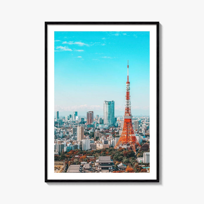Tokyo Fine Art Photo Print, Tokyo Tower Japan Wall Poster