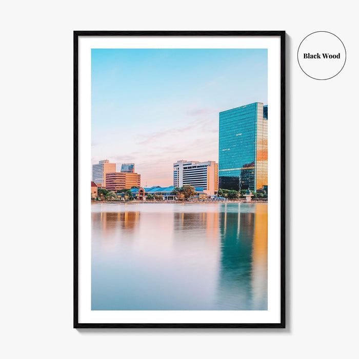 Toledo Ohio Skyline Fine Art Photo Print, Maumee River, USA Wall Decor, Poster