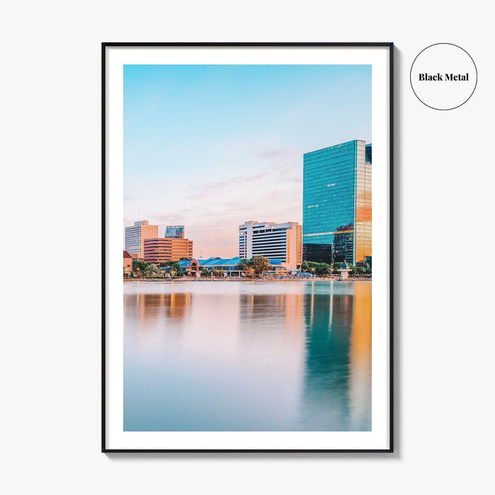 Toledo Ohio Skyline Fine Art Photo Print, Maumee River, USA Wall Decor, Poster