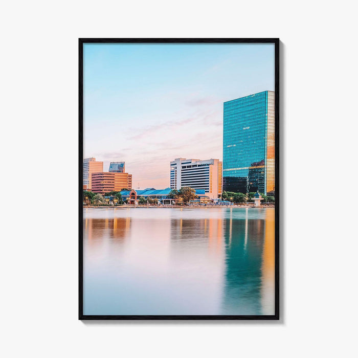 Toledo Ohio Skyline Fine Art Photo Print, Maumee River, USA Wall Decor, Poster