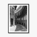 Toledo Black and White Fine Art Photo Print, Old Town Street, Spain Poster