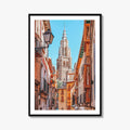 Toledo Spain Fine Art Photo Print, Cathedral Alleyway, Castilla La Mancha Wall Decor Poster