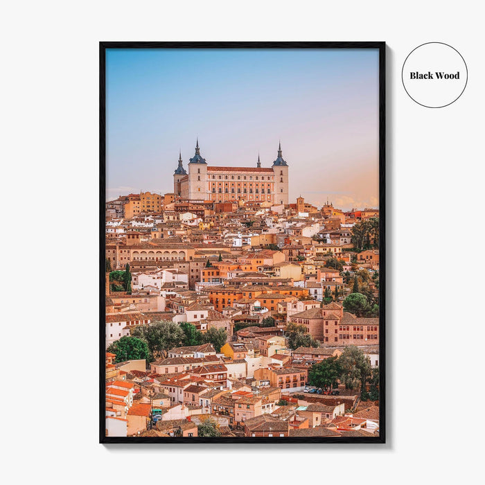 Toledo Spain Skyline Fine Art Photo Print, Tagus River, Wall Decor Poster, Castile-La Mancha