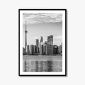 Toronto Skyline Black and White Fine Art Photo Print, Wall Poster, Ontario Canada
