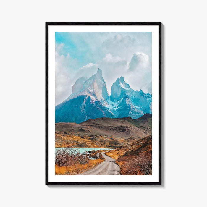 Torres del Paine Fine Art Photo Print, Patagonia Chile Poster, Lake Pehoe, Los Cuernos