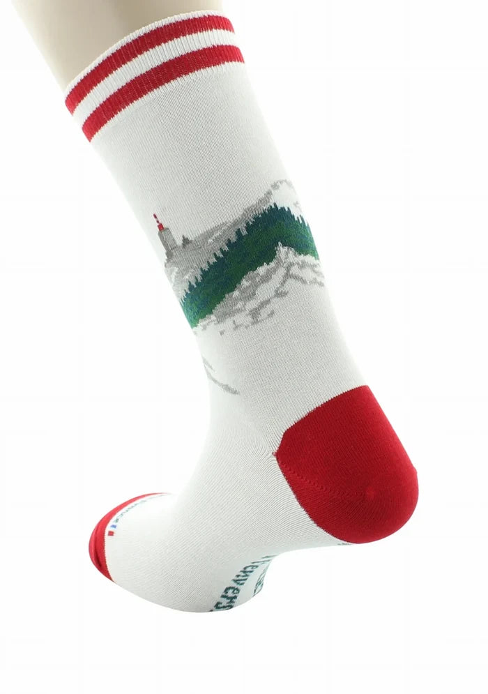 Tour de France Les Échappées (Breakaway) unisex socks, made in France by Perrin / Dagobert