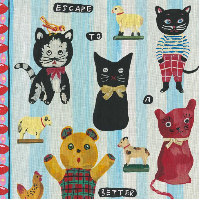 Toy Parade Tea Towel