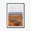 Traverse City Skyline Fine Art Photo Print, Downtown, Michigan, USA Wall Decor Poster
